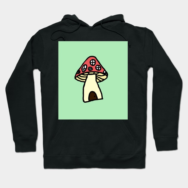 Mushroom House Hoodie by ThePureAudacity